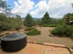 View from Firepit Patio of Oak Hill Home